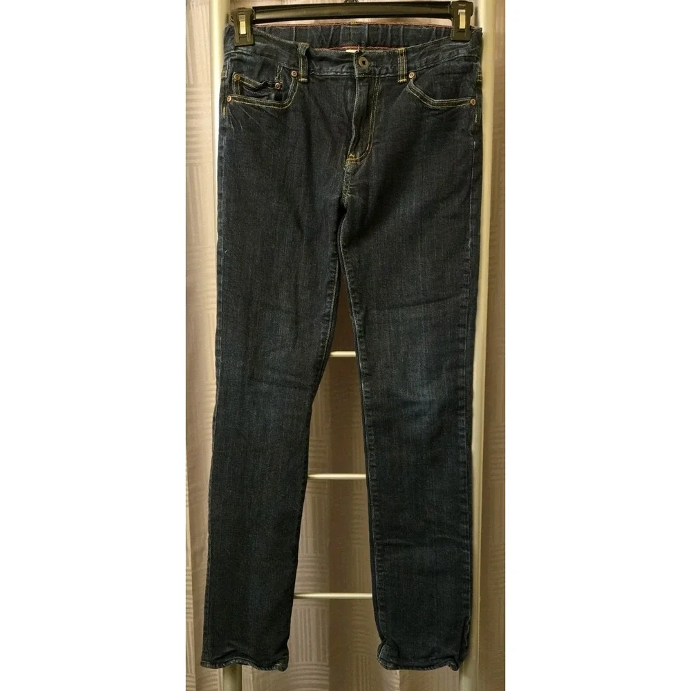 Crew Cuts Blue Cotton Denim Flannel Lined‎ Skinny Jeans Youth Boys Size 16
